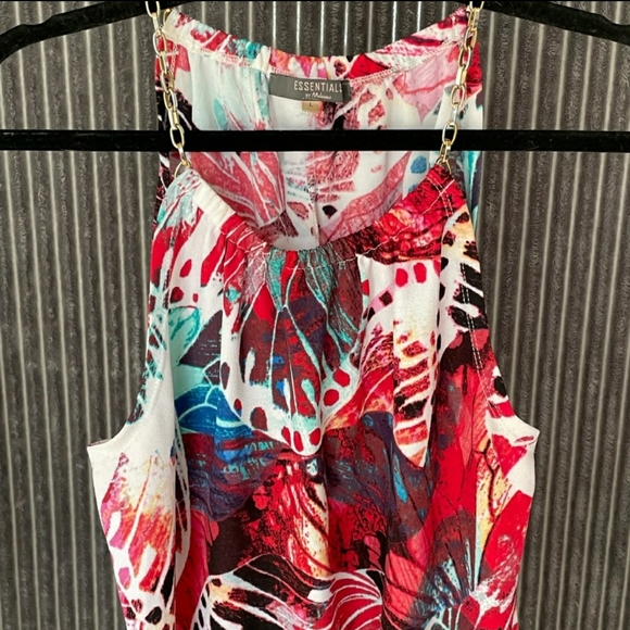 EUC Sleeveless Essentials By Milano Multi-Color Top - Picture 2 of 4